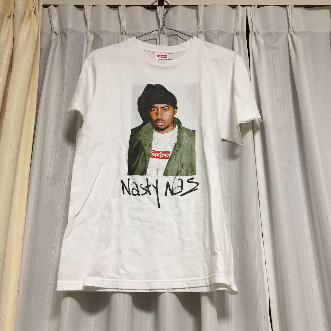 レシート Supreme Supreme Nas tee 水色Lの通販 by Sup's shop ...