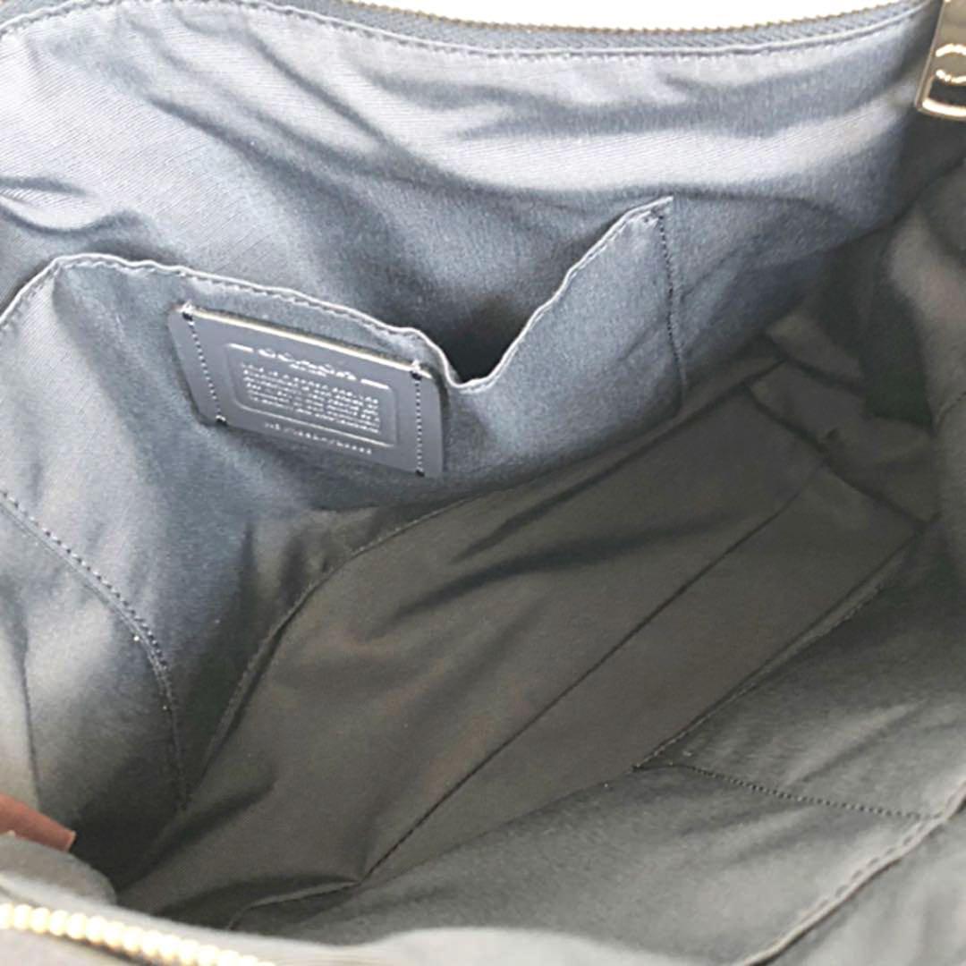 【極美品】COACH コーチ レザー 2WAY トートバッグ チャコールグレー 【極美品】COACH コーチ レザー 2WAY トートバッグ チャコールグレー
