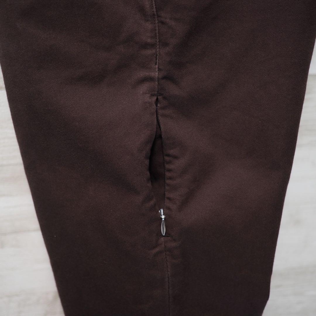 絶妙なデザイン LABEL PURPLE 20SS メンズ ストレッチツイルテーパードパンツ-Br/30 パンツ