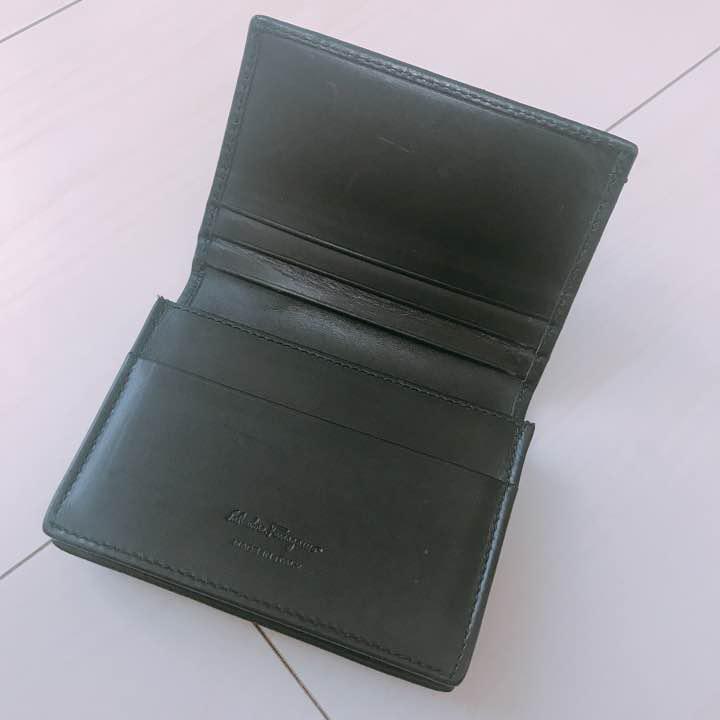 【値下げ】正規店購入品 サルバトーレフェラガモ 名刺入れ ブラック