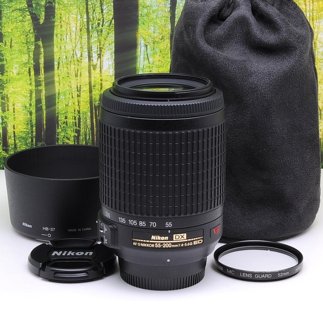 られますが㊁ ニコン望遠レンズ AF-S DX 55-200mm 手振れ補正つき 2284-1 srf4R-m92363376906 あると