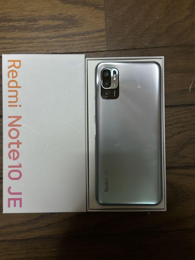 中古】Redmi Note 10 JE 64GB グラファイトグレー XIG02 au SIM