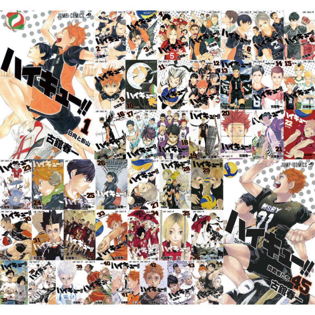 ハイキュー　漫画　全巻　45巻セット　おまけ ハイキュー 全45巻 ☆おまけ付き☆