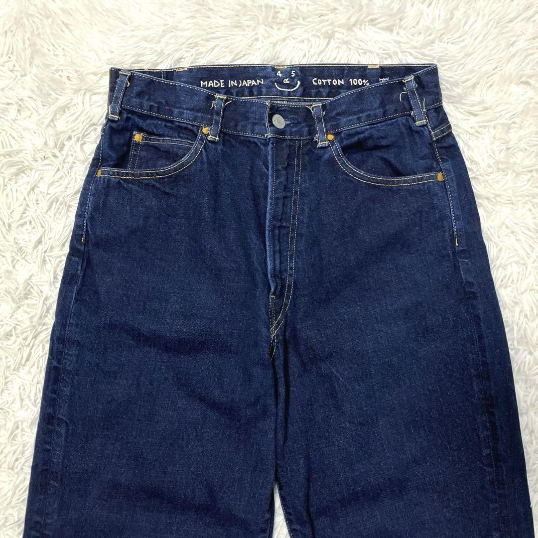 極美品✨　45rpm　デニムパンツ　ライ麦デニムのシャルロット5　29　濃紺 極美品✨ 45rpm デニムパンツ ライ麦デニムのシャルロット5 29