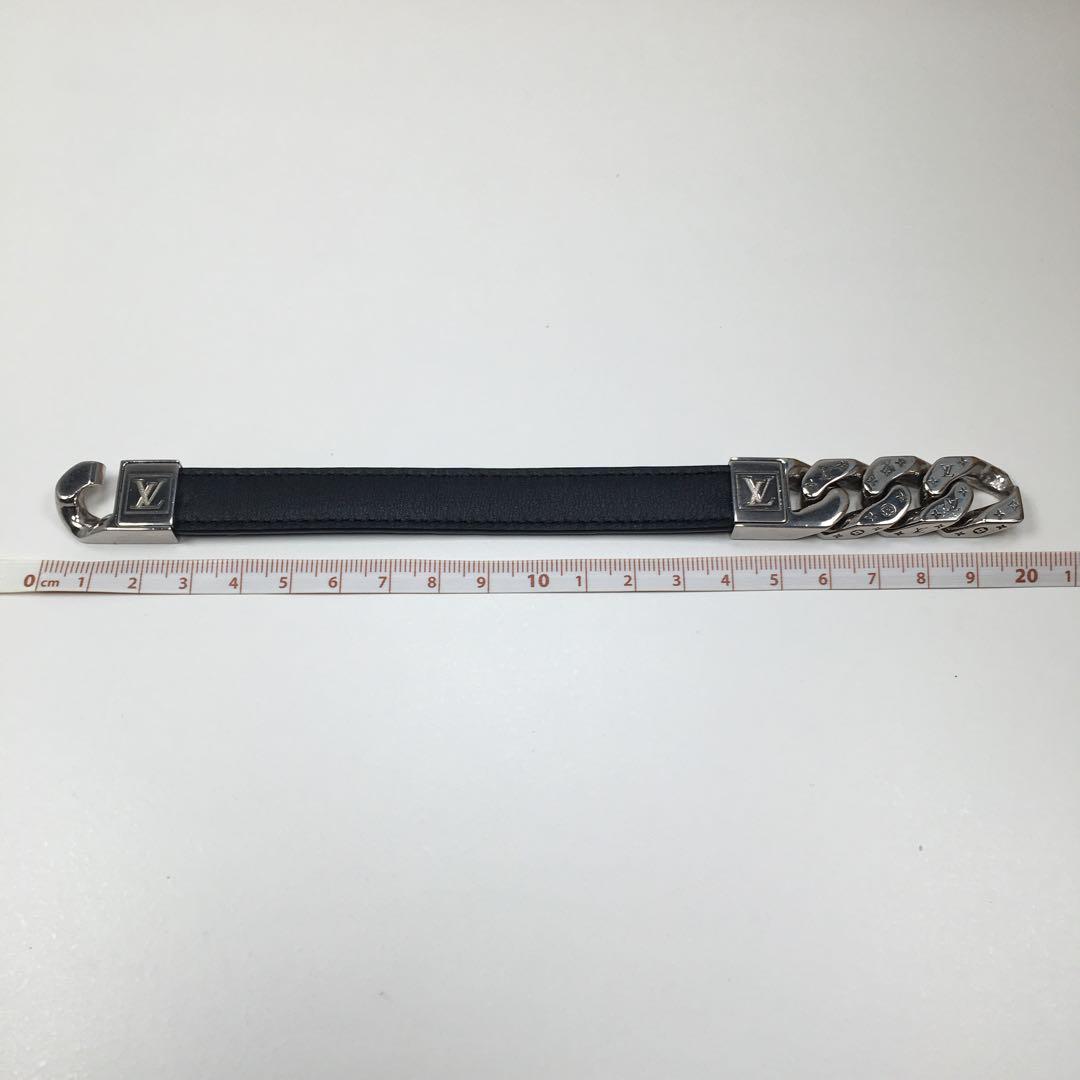 美品 ルイヴィトン ブラレス モノチェーン ブレスレット M6552