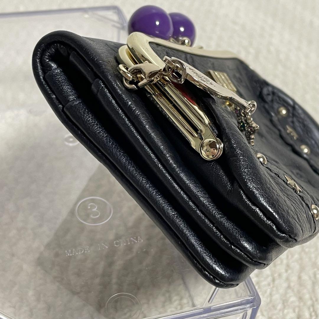 アナスイ ドールチャーム がま口 折り財布