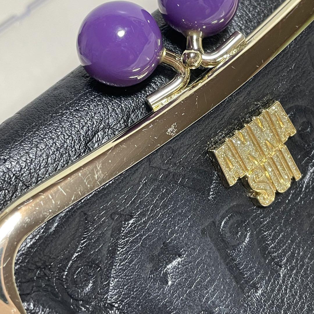 アナスイ ドールチャーム がま口 折り財布