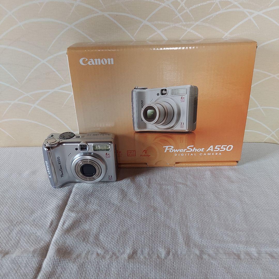 【未使用】Canon Power shot A550 デジカメ 単三 PowerShot A550 - キヤノンカメラミュージアム