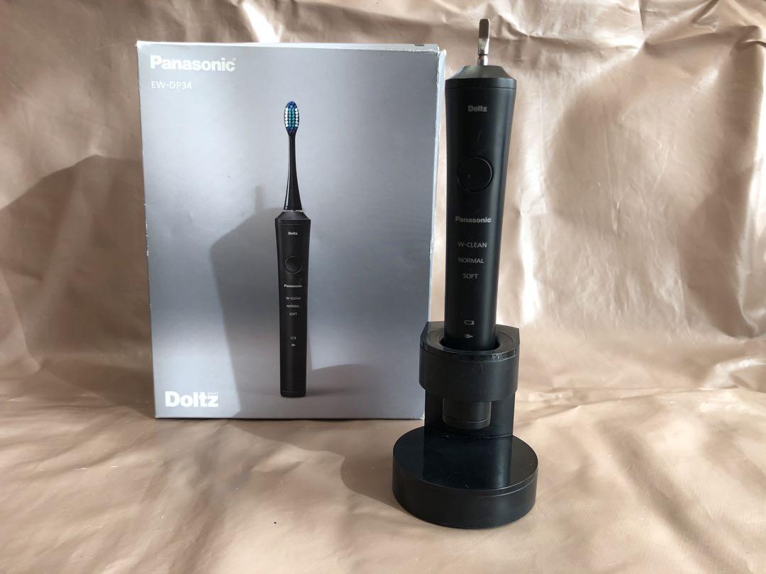 パナソニック 電動歯ブラシ ドルツ 黒 EW-DP34-K 箱 新品ブラシ付き