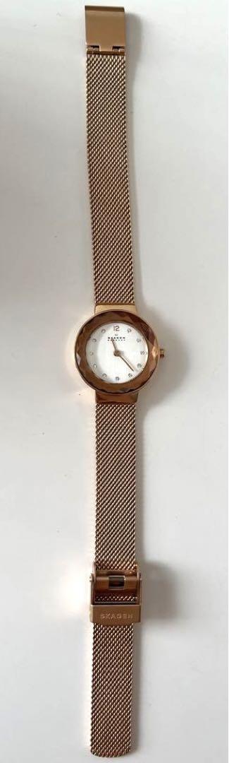みーー　SKAGEN 腕時計　ピンクゴールド