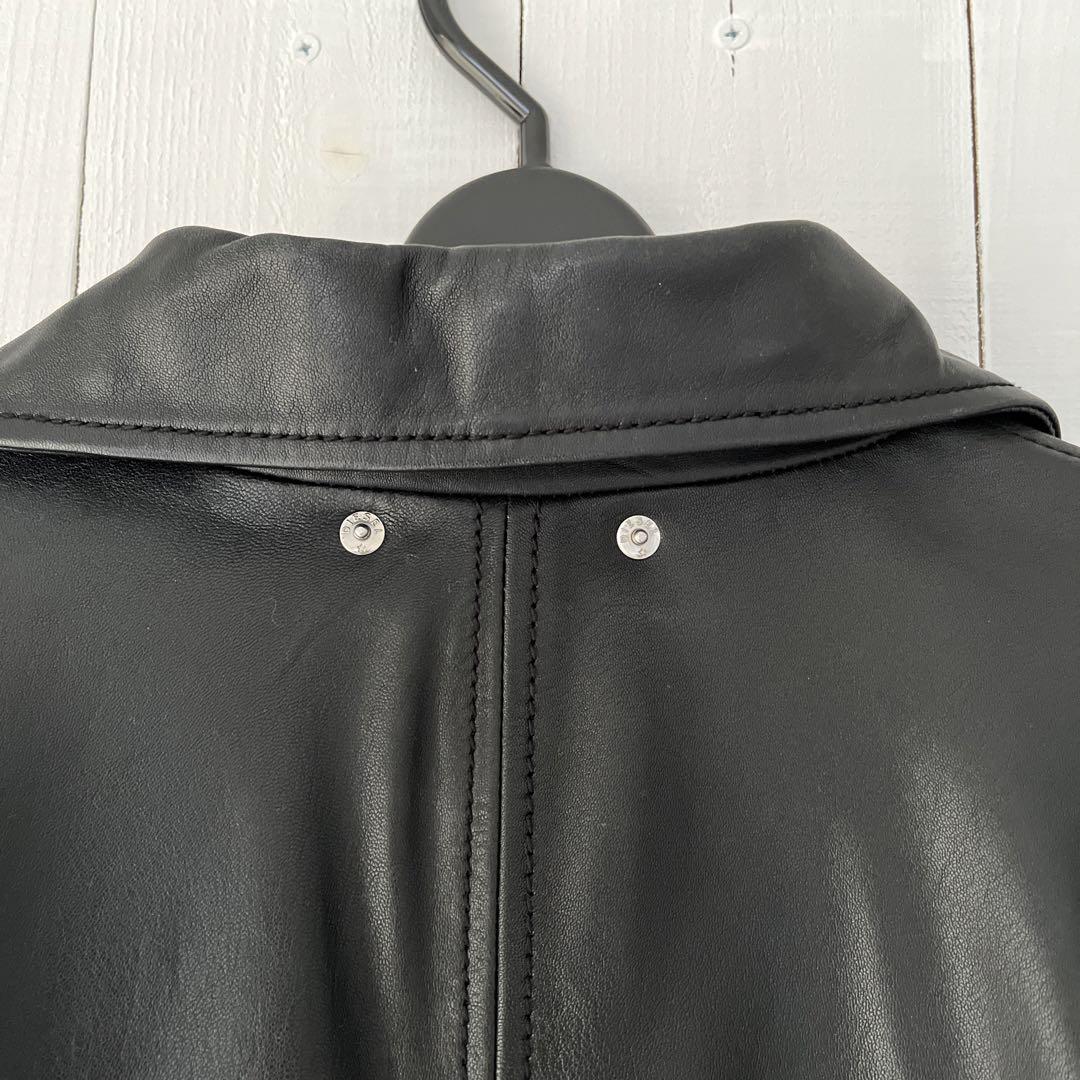 美品 DIESEL レディース 黒 レザージャケット ライダース