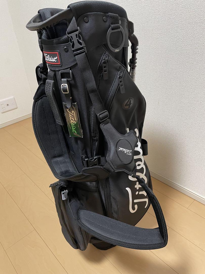 【美品】タイトリストスタンドバッグ ブラック