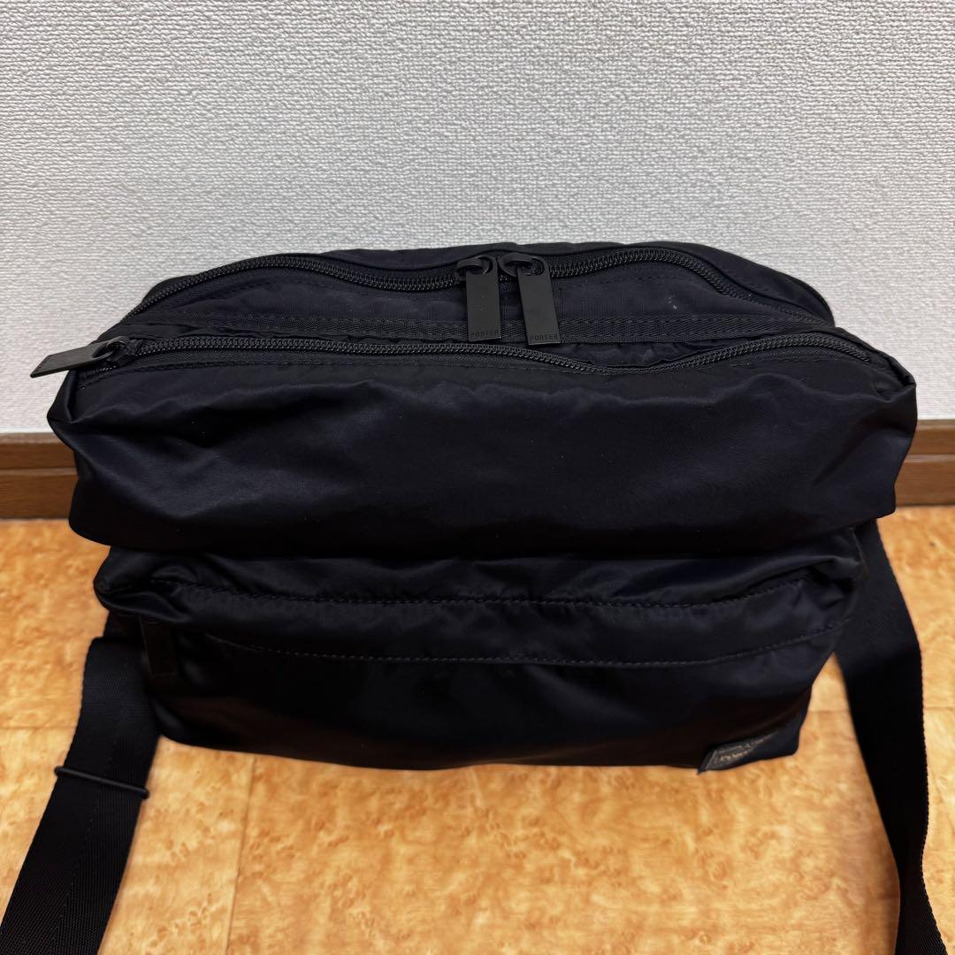 ☆超美品！PORTER フレーム ショルダーバッグS ブラック