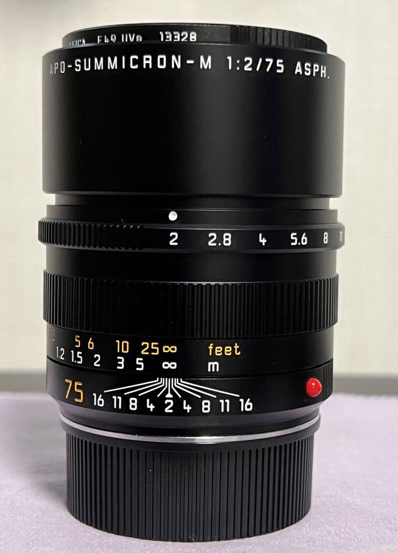 美品 Leica ライカ アポズミクロン M 75mm ASPH.(6bit)