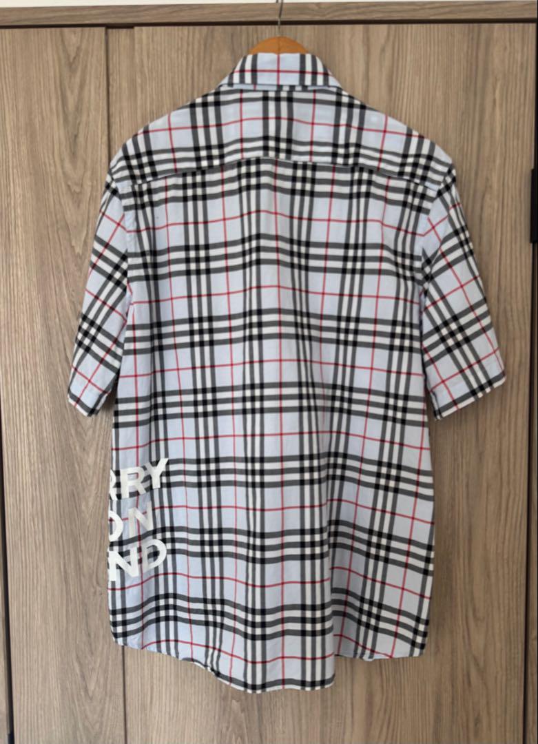 Burberry チェック柄 半袖シャツ