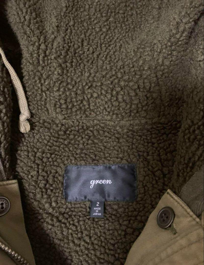 HYKE green モッズコート サイズ:2