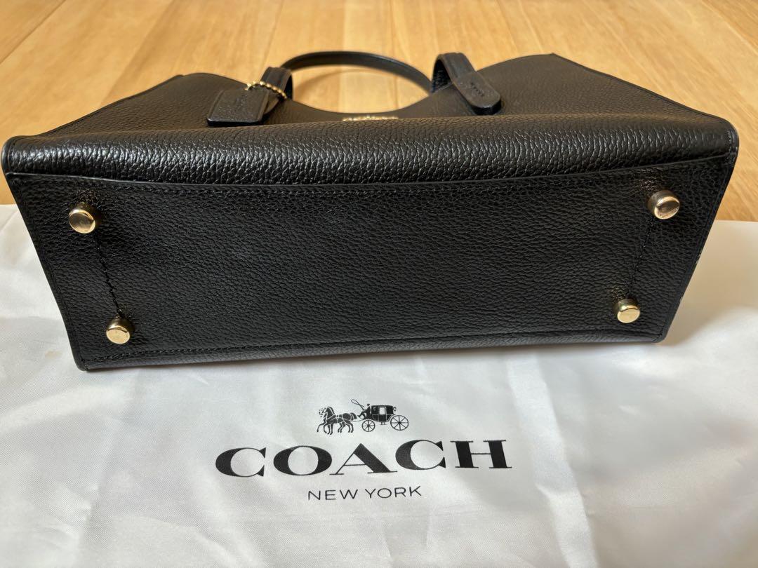COACH革製ショルダーバック