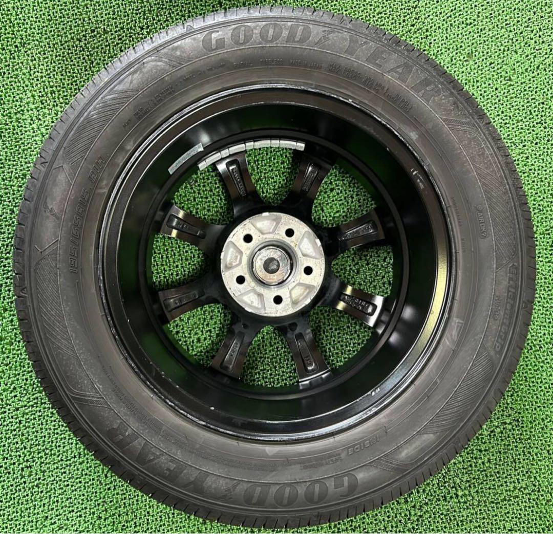 ノーマルタイヤ195|65R15 ブラックホイール付