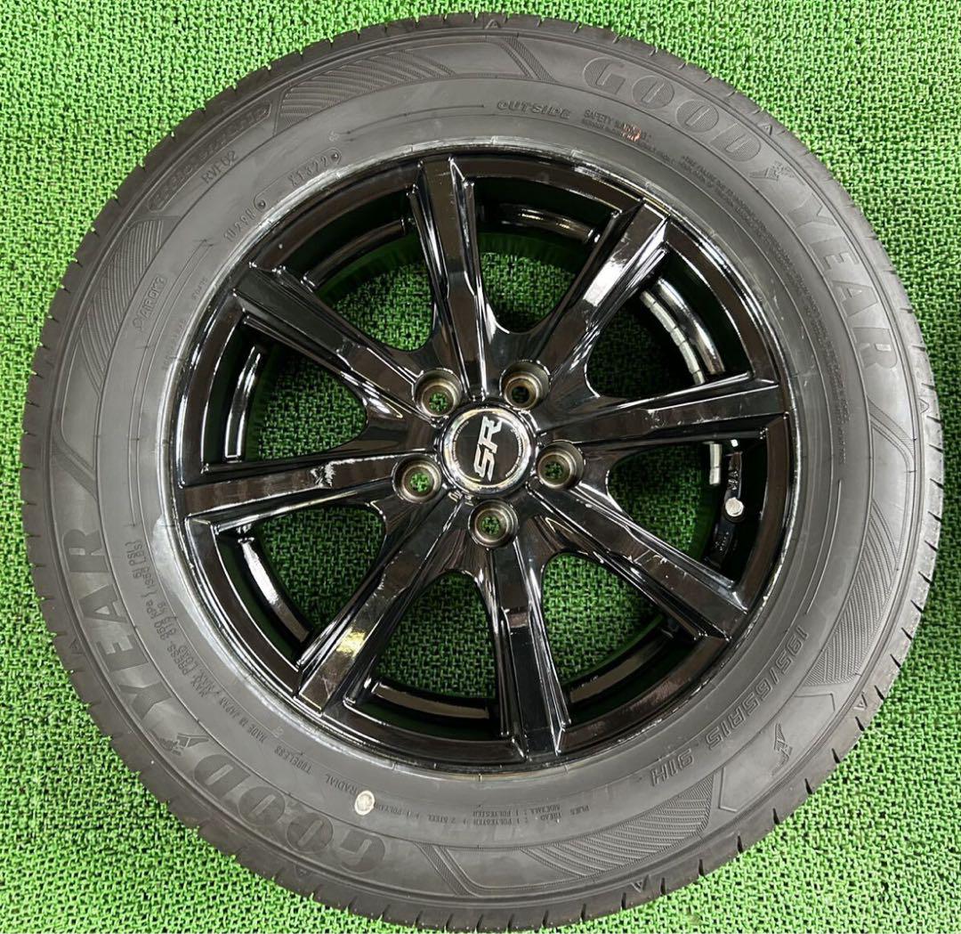 ノーマルタイヤ195|65R15 ブラックホイール付