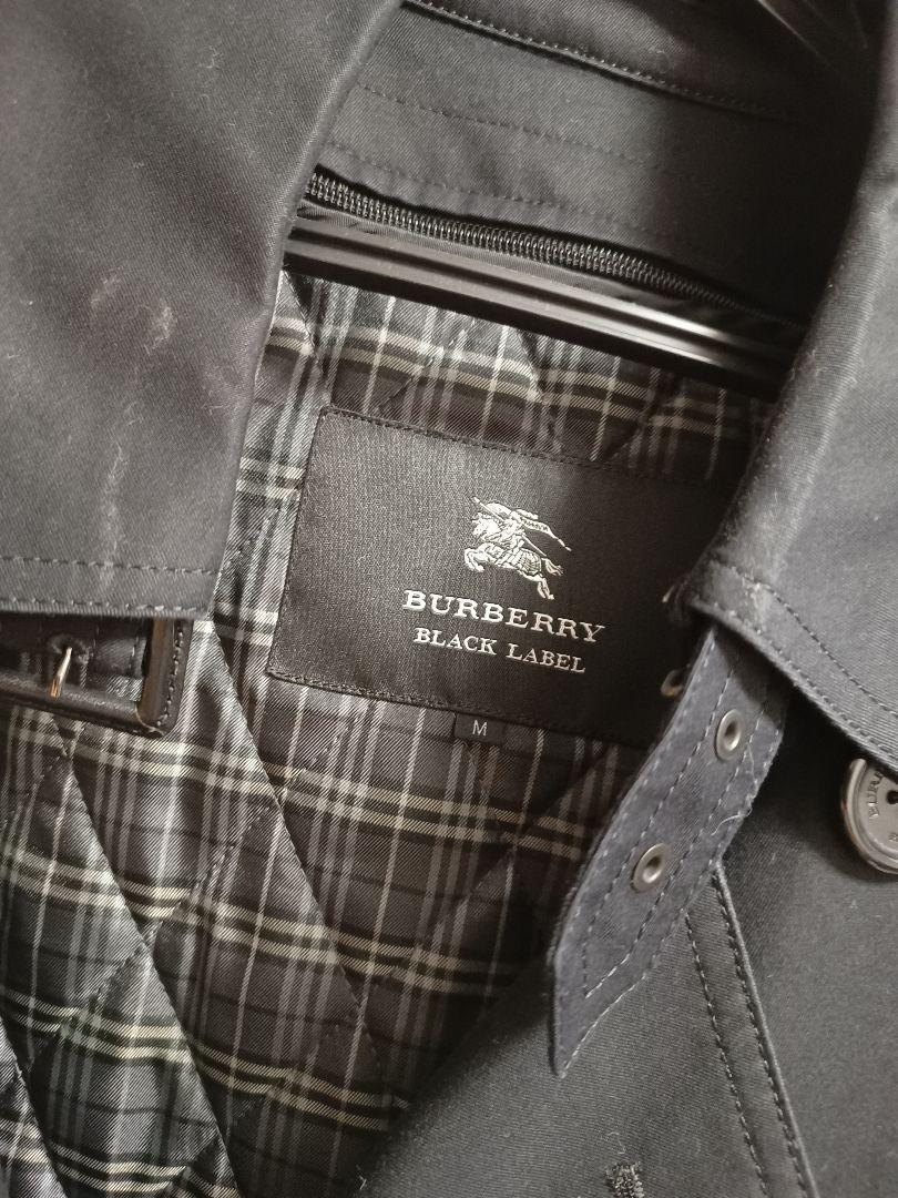 BURBERRY BLACK LABEL トレンチコート M ブラック