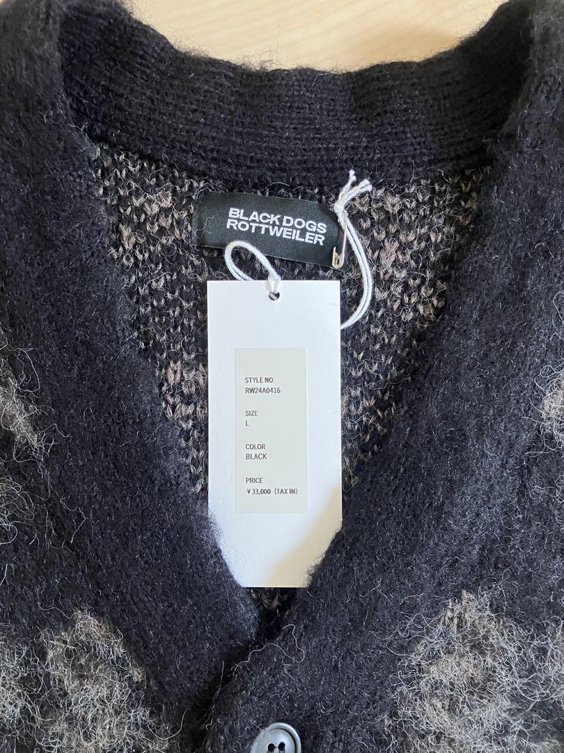 ROTTWEILER 24AW R9 MOHAIR CARDIGAN 新品 L