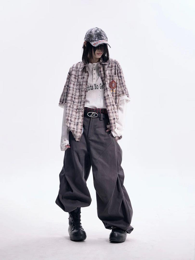 Peoplestyle Deconstructed Baggy ワイドパンツ