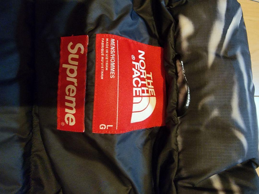 Lサイズ North Face × Supreme ダウン