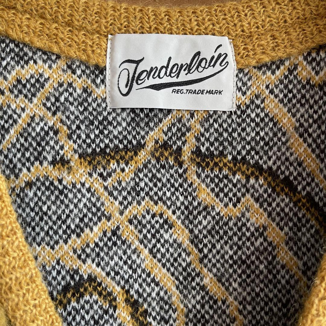 希少TENDERLOIN（テンダーロイン）モヘア ニット カーディガン　サイズS