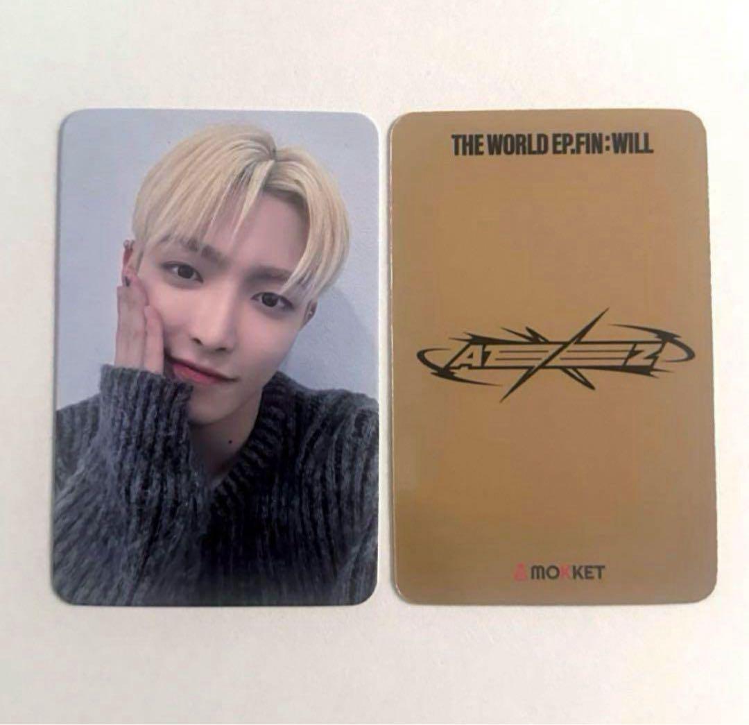 ATEEZ Will withfans トレカ　ホンジュン ATEEZ Will withfans トレカ ホンジュン