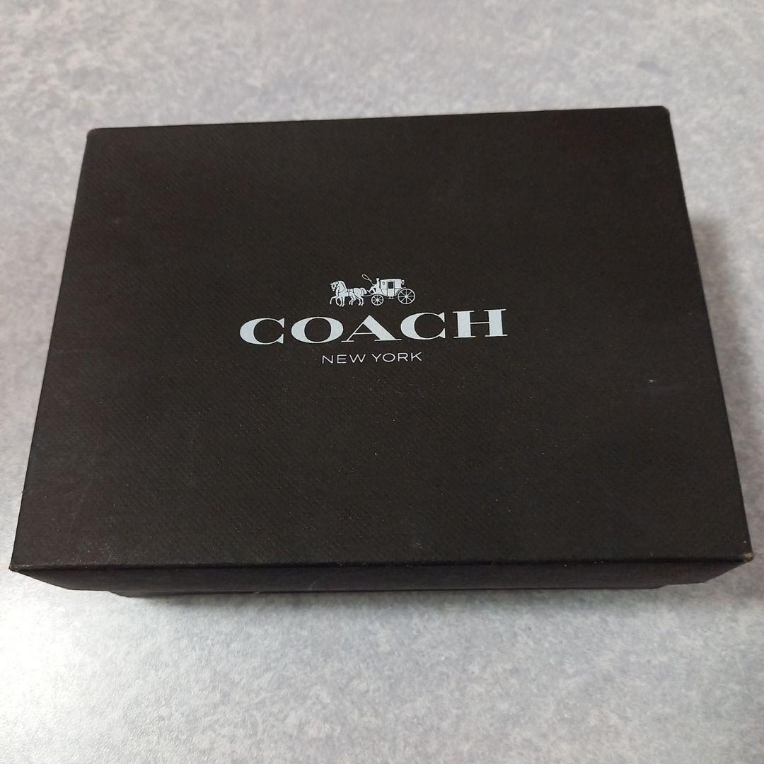 COACH コーチ　 二つ折り財布　黒