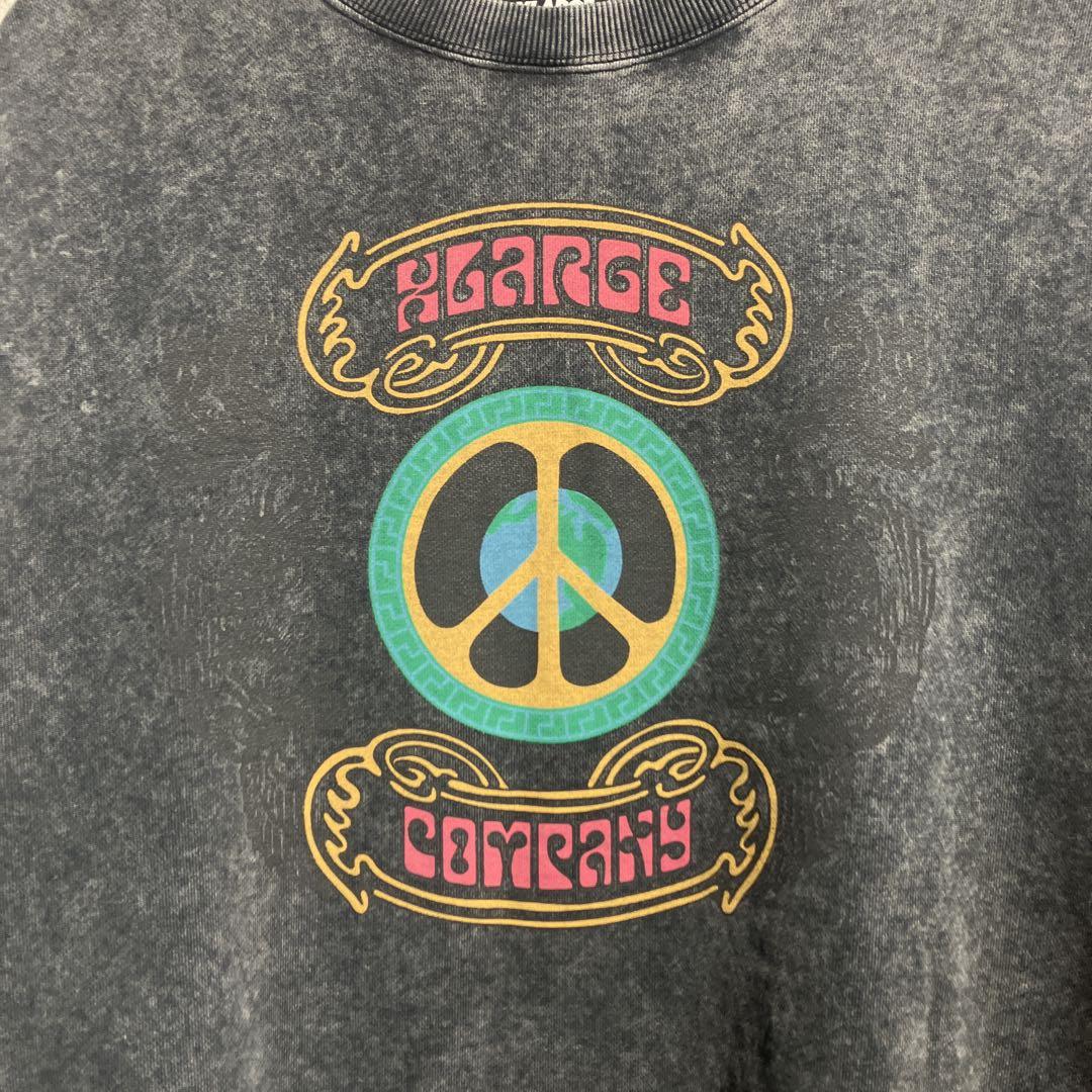 25SS XLARGE OVERDYED CREST クルーネックスウェット