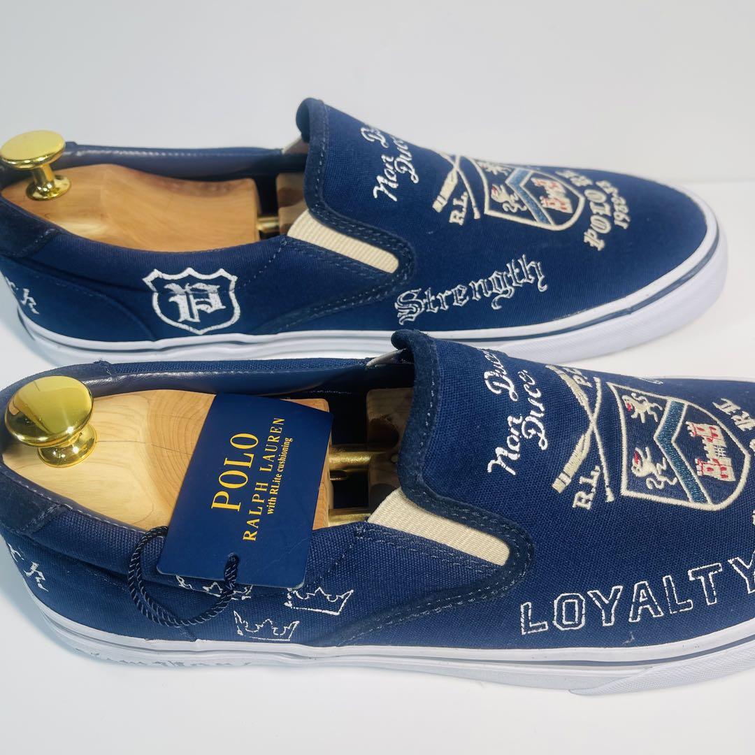 【新品】レア✨ラルフローレン RALPH LAUREN スリッポン スニーカー