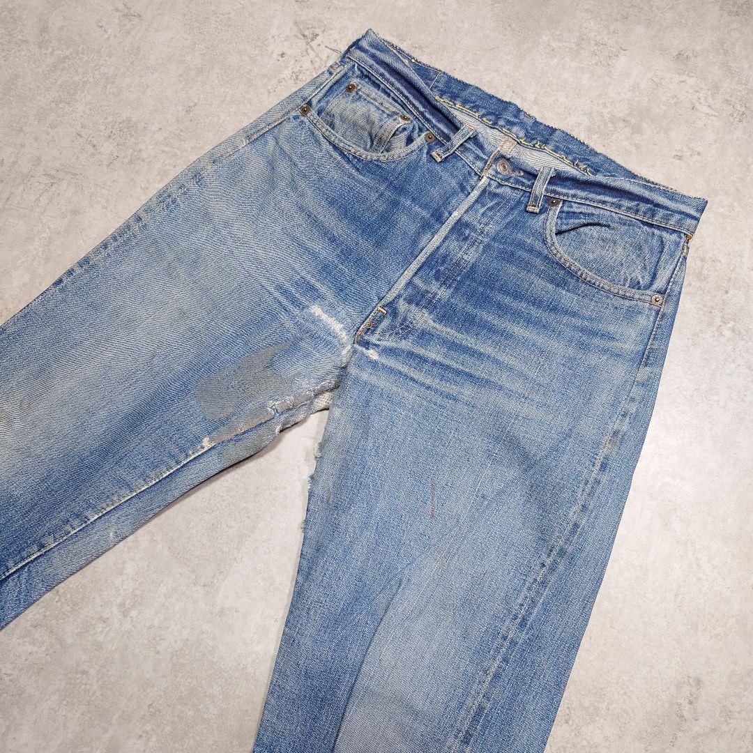 60s Levi's 501 BIGE USA製 赤耳 W31-32