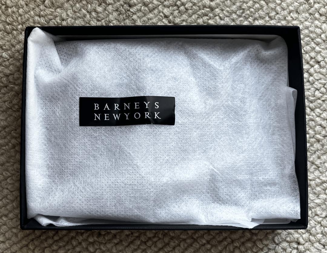 【Barneys New York】カードケース BARNEYS NEW YORK レザー カードケース 黒/青 - メルカリ
