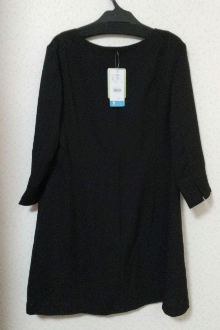 ボンマックス 事務服 チュニック 吸水速乾 ストレッチ ブラック 15号