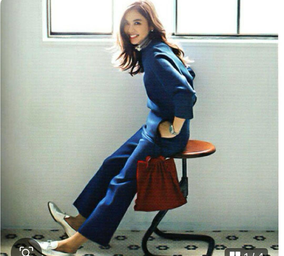 LUDLOW スカラップドローショルダーバック　巾着バッグ　完売品