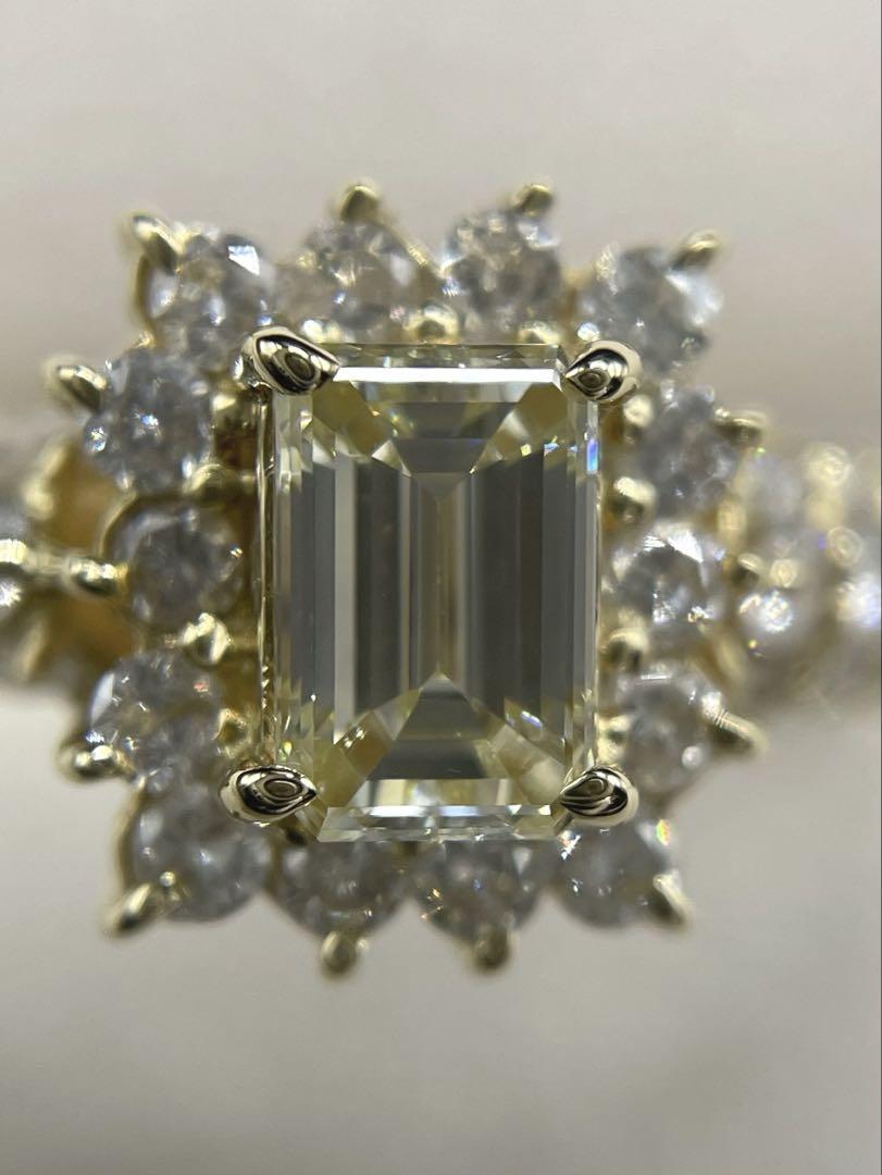 JD8★高級 ダイヤモンド1.477ct K18 リング