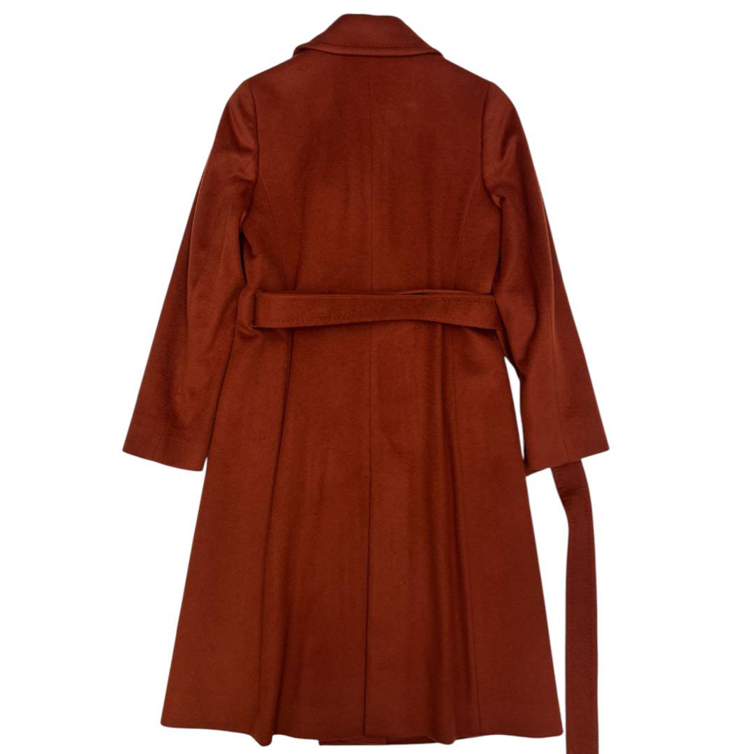 INEDイネドベルト付きカシミヤロングコート美品