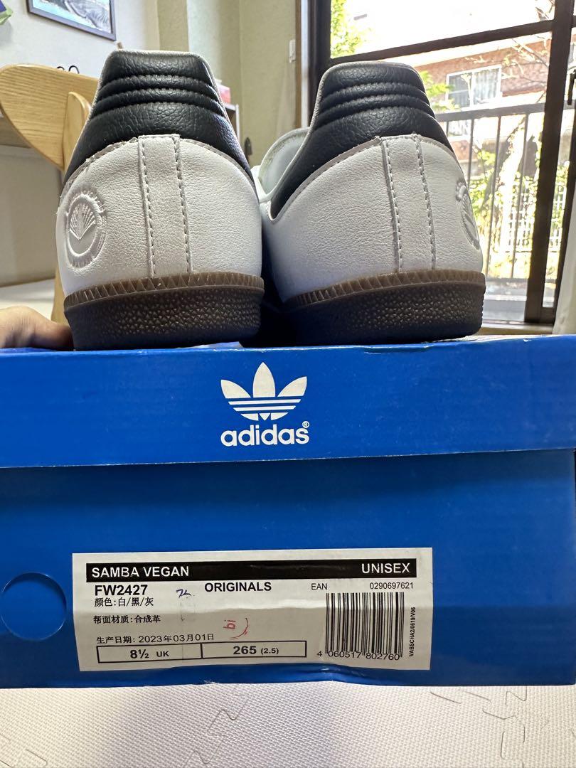 シューズ adidas Samba Vegan FW2427 8.5 UK 27cm