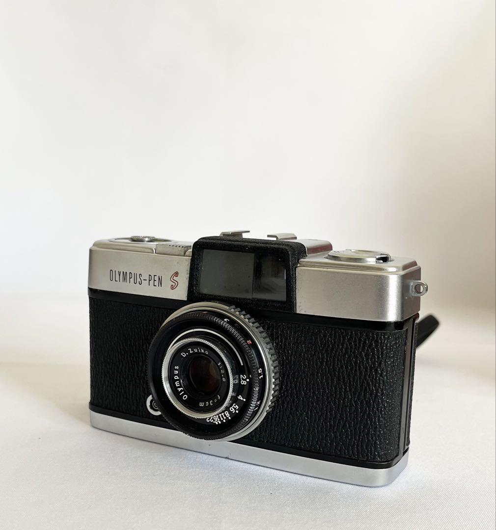 【完動品】◉希少フィルター付OLYMPUS PEN Sフィルムカメラ動作確認済み