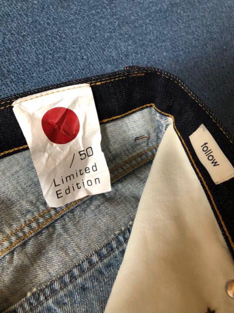 われていま 新品 ジーンズ 切り替え パンツ フォロー lfBga-m92414407823 未使用 赤耳 セルビッジ デニム ┛プレステー