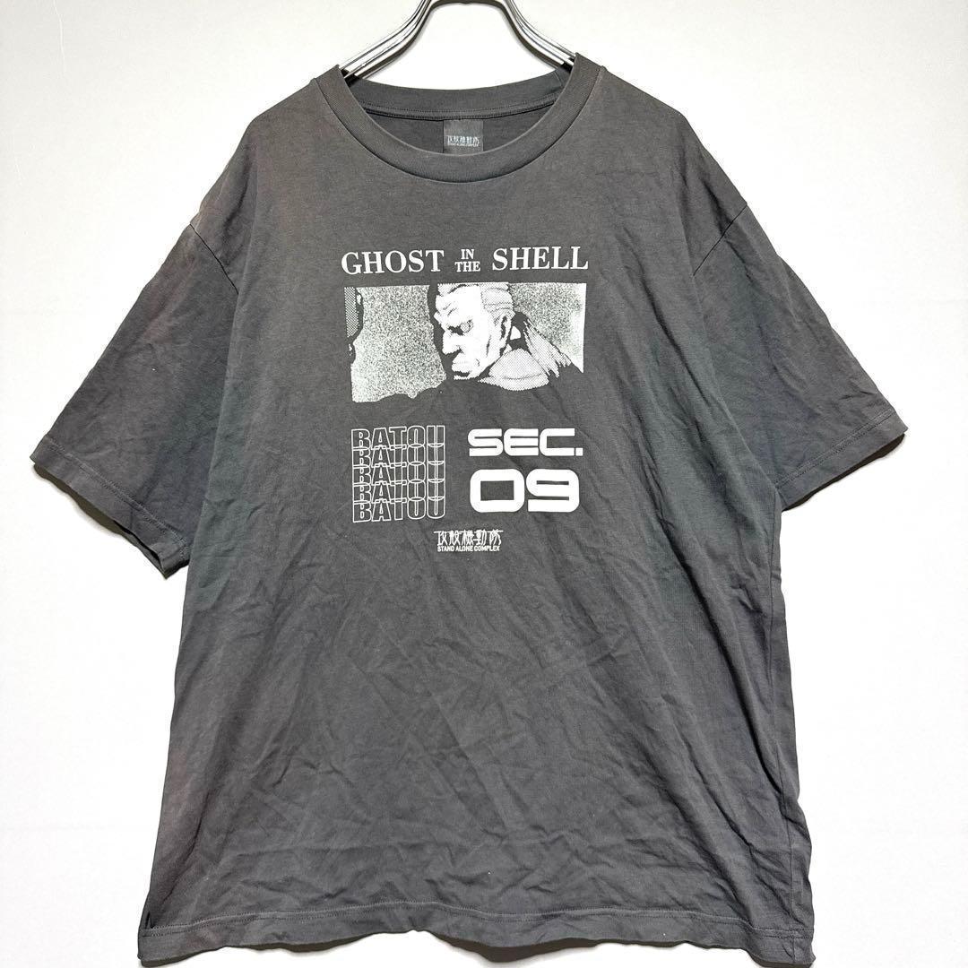 売れ筋商品お見逃しなく ジーユーGHOST IN THE SHELL バトー Tシャツ 【XL】グレー トップス