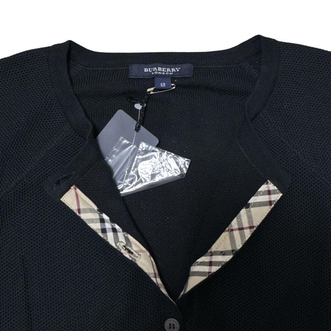 新品・未使用品】バーバリーロンドン ニットトップス 刺繍ロゴ