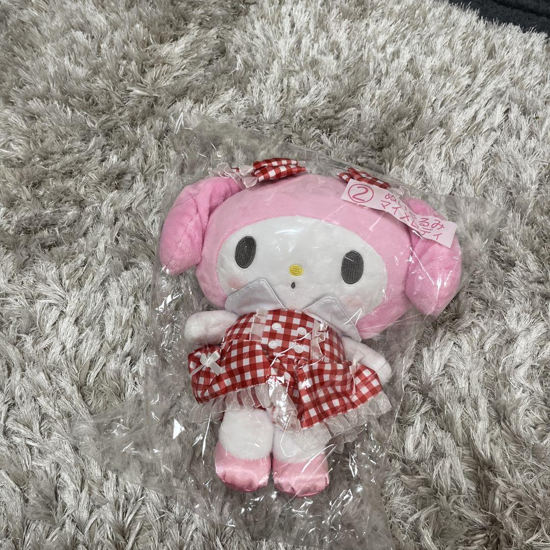 マイメロディ マイスウィートピアノ びっくぬいぐるみ くじ 2等 3等