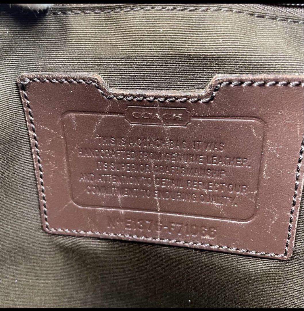 coach コーチ　ビジネスバッグ　2way ハンドバッグ　A4収納可 レザー