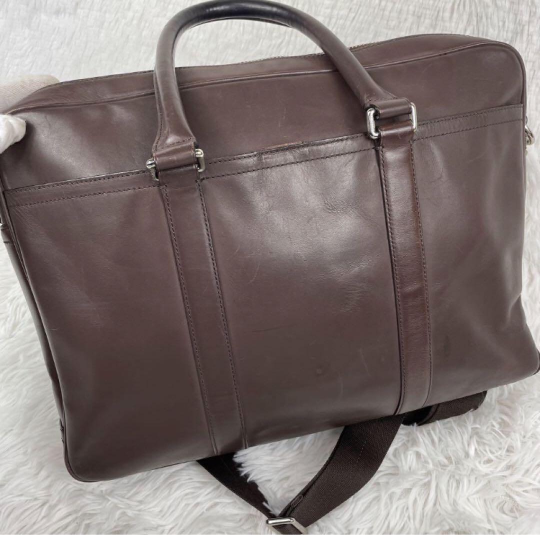 coach コーチ　ビジネスバッグ　2way ハンドバッグ　A4収納可 レザー