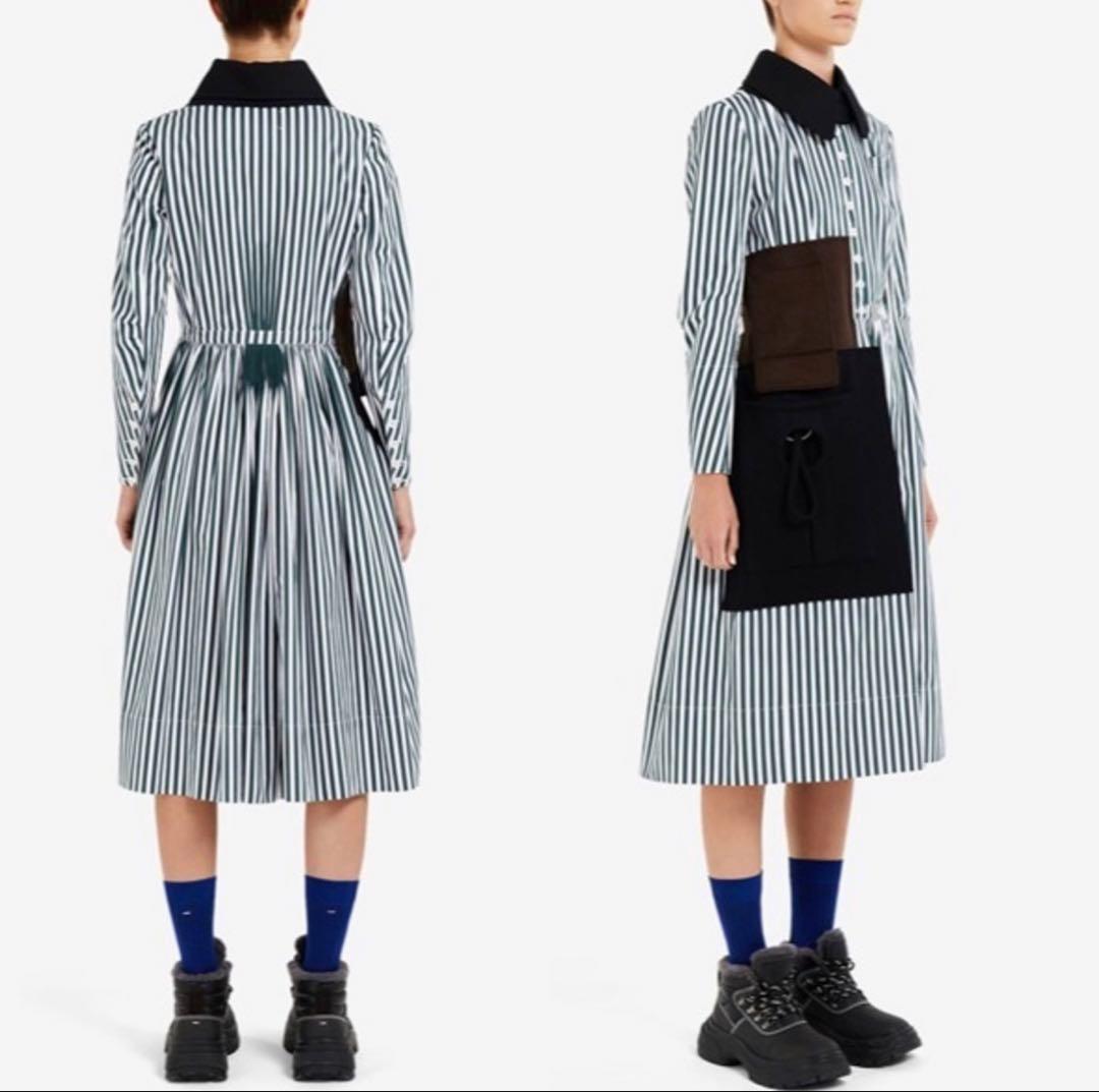 出品8/22まで・処分価格！美品・メゾンマルジェラ シャツドレス IT40