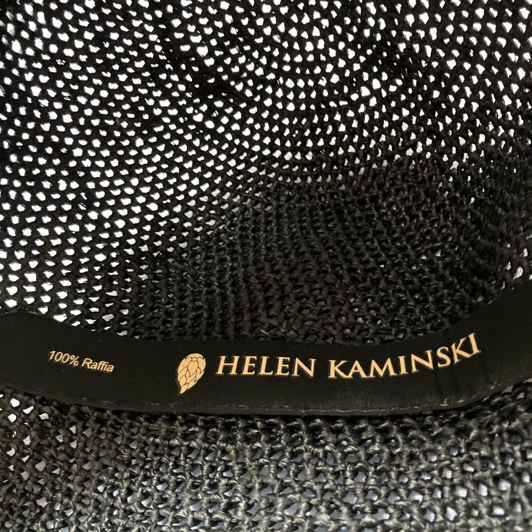 HELEN KAMINSKI ブラック　レディースラフィアハット