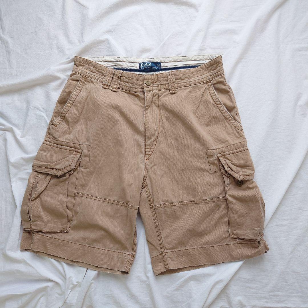 【90～00s】Ralph Lauren ラルフローレン カーゴショーツ 古着