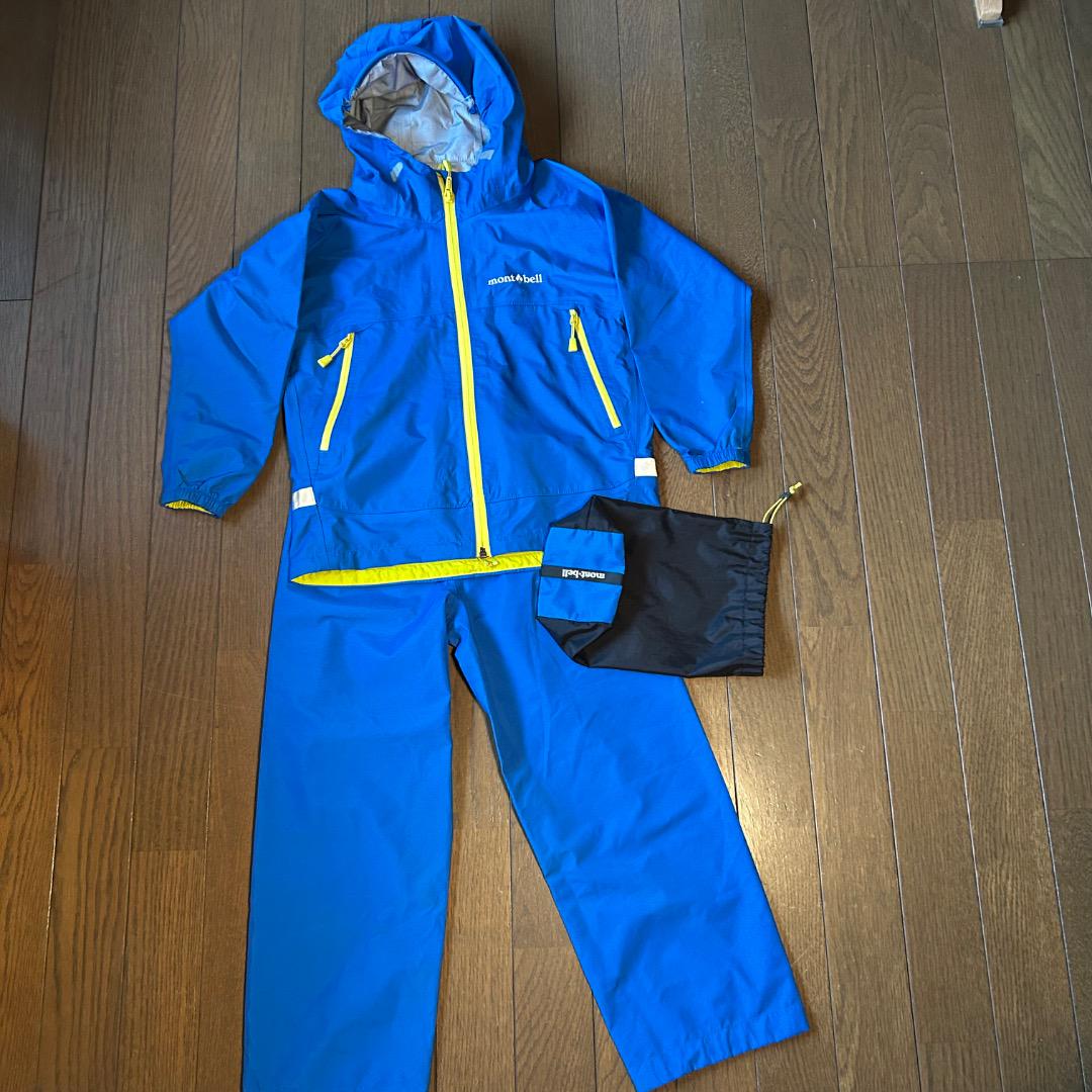モンベル　レインスーツ上下セット　120